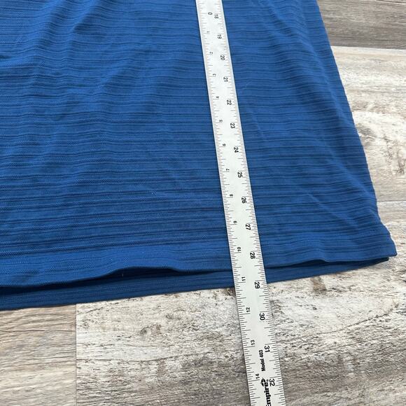 Nike Tiger Woods Polo Shirt Golf Collection‎ Blue Mens L Golf United Airlines - Picture 7 of 12